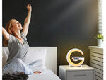 Led šviesos rgb žaidimų įkroviklis indukcijos garsiakalbis žadintuvas radijo laikrodis