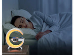 Led šviesos rgb žaidimų įkroviklis indukcijos garsiakalbis žadintuvas radijo laikrodis