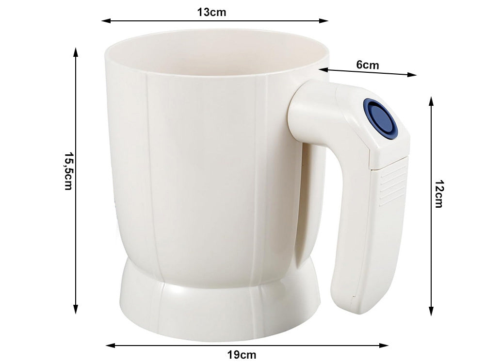 Miltų sijojimo sietas virtuvinis sietelis elektrinis puodų sietelis