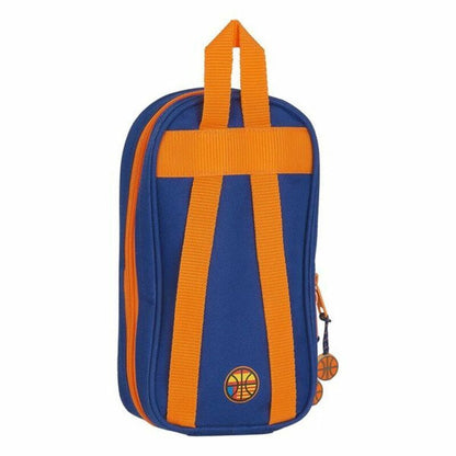 Kuprinė su pieštuko dėklu Valencia Basket M847 Mėlyna Oranžinė 12 x 23 x 5 cm