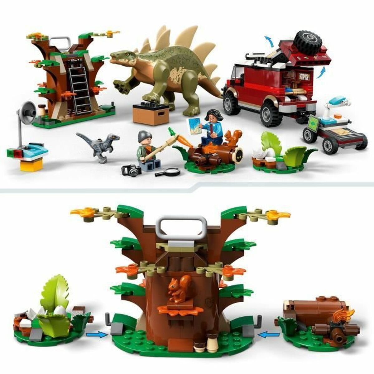 Statybos rinkinys Lego 76965 Dinosaur Missions: Stegosaurus Discovery 420 Dalys