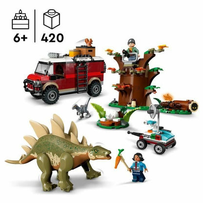 Statybos rinkinys Lego 76965 Dinosaur Missions: Stegosaurus Discovery 420 Dalys