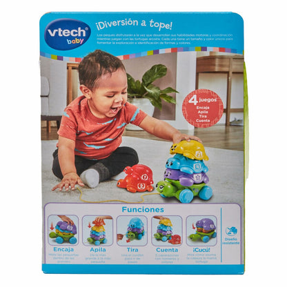 Kūdikio žaislas Vtech 17,5 x 11,5 x 24 cm Vėžlys Vaivorykštė