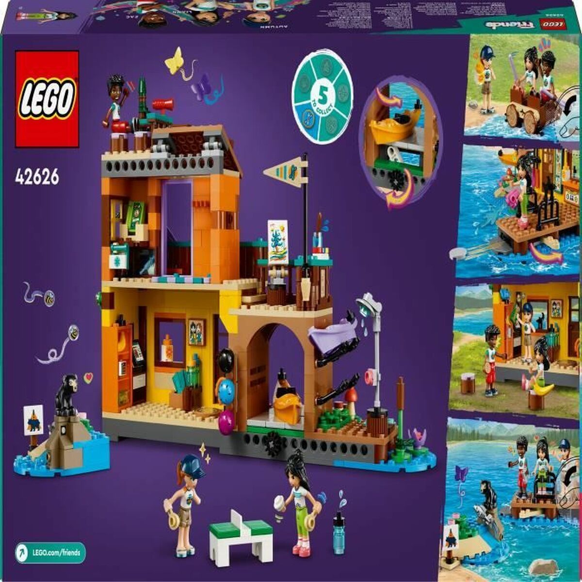 Statybos rinkinys Lego 42626 Water Sports Adventure Base Spalvotas