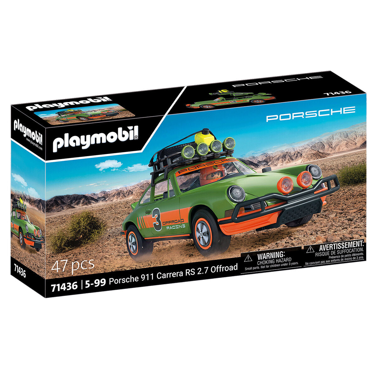 Playset Playmobil Porsche 911 Carrera RS Offroad Edition 47 Dalys