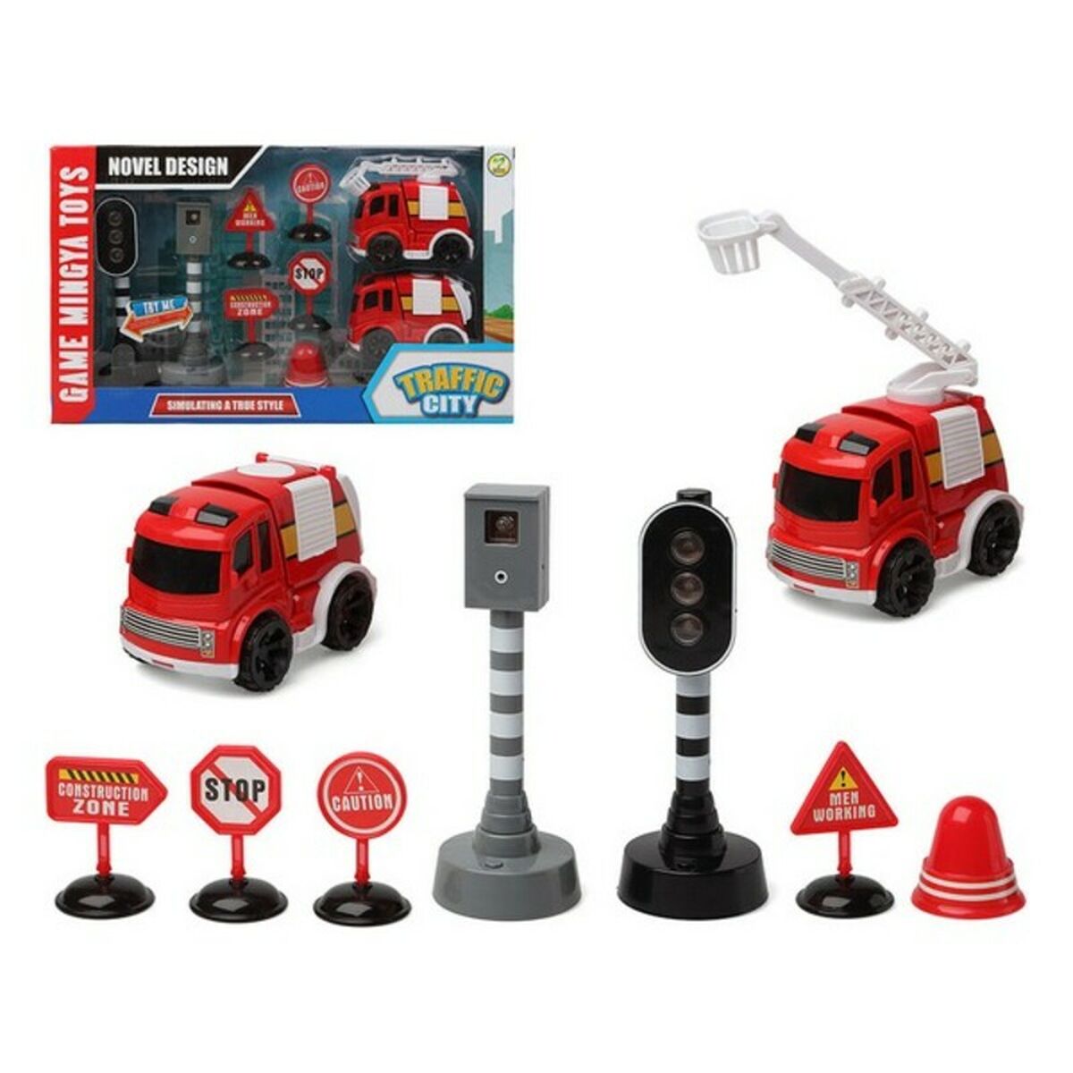 Gaisro variklis Traffic City 112840 (9 pcs)