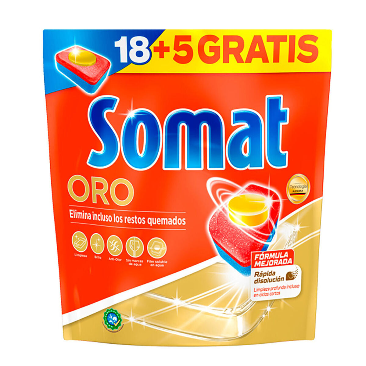 Indaplovės tabletės Somat Oro