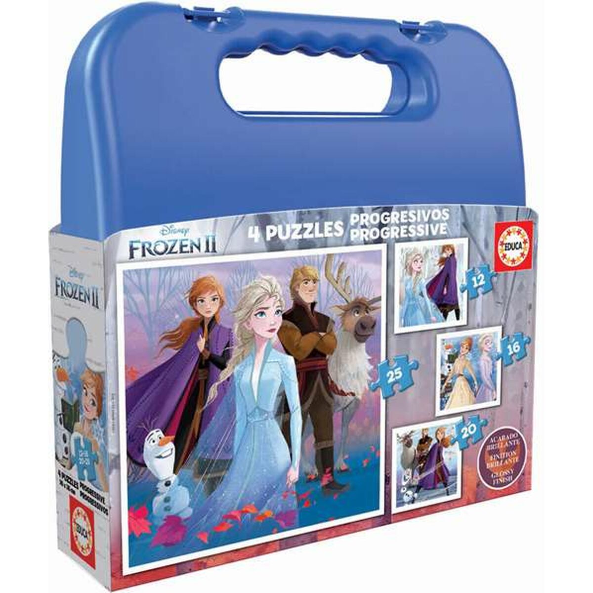 4 galvosūkių rinkinys Educa Frozen II 73 Dalys