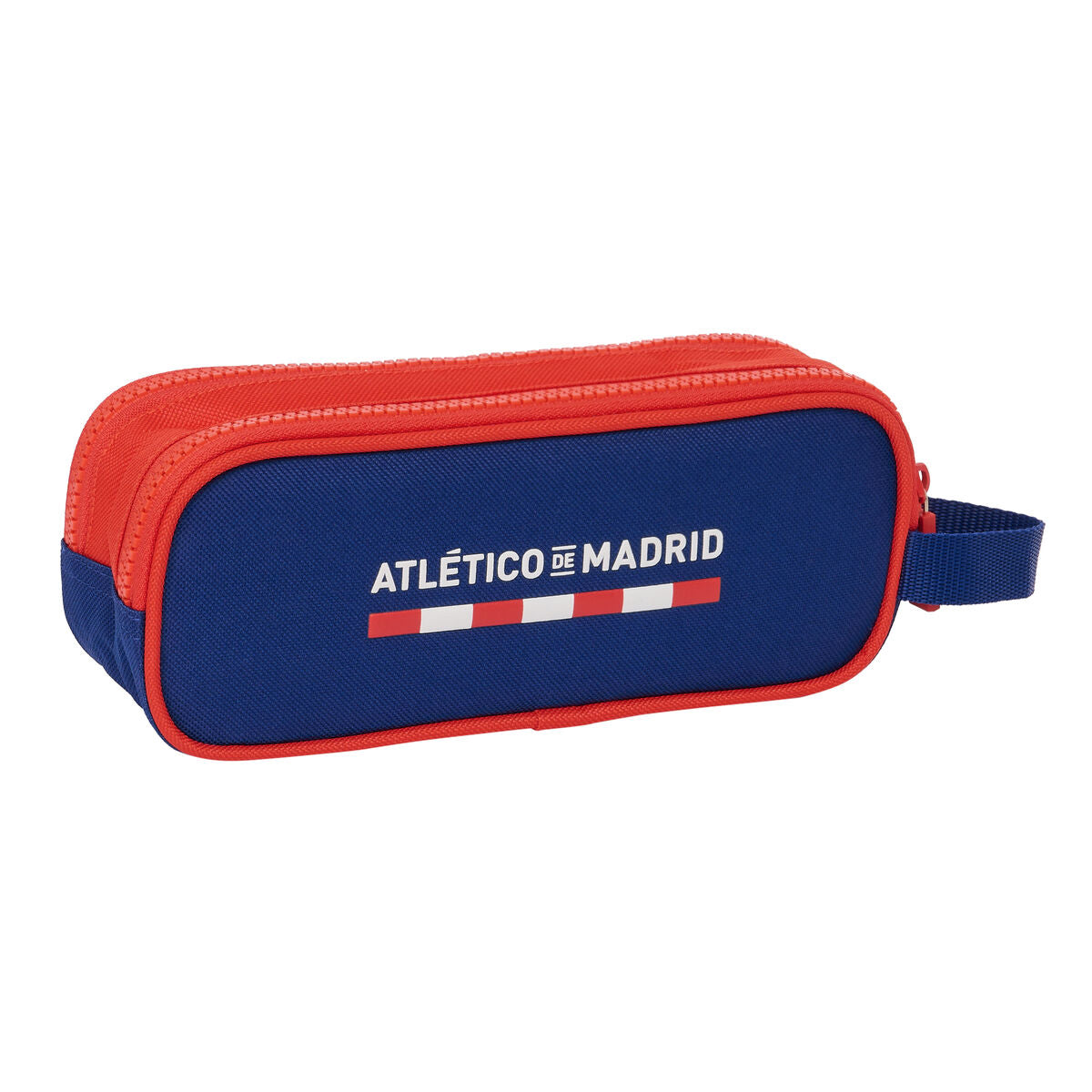 Dvigubas penalas Atlético Madrid Mėlyna Raudona 21 x 8 x 6 cm