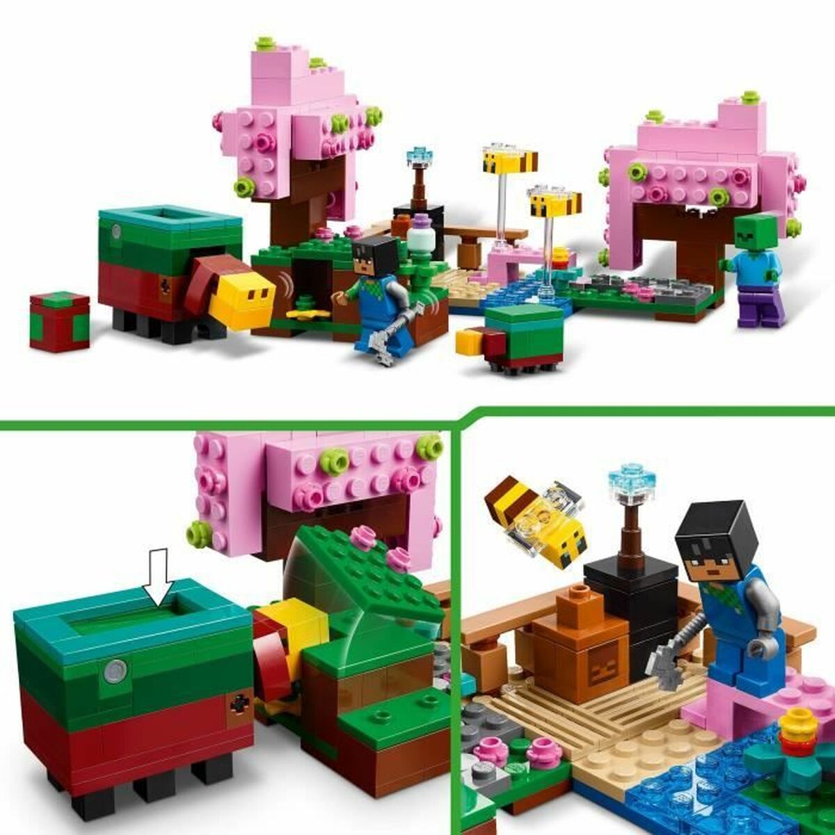 Statybos rinkinys Lego Minecraft 21260 Cherry Garden Spalvotas 304 Dalys