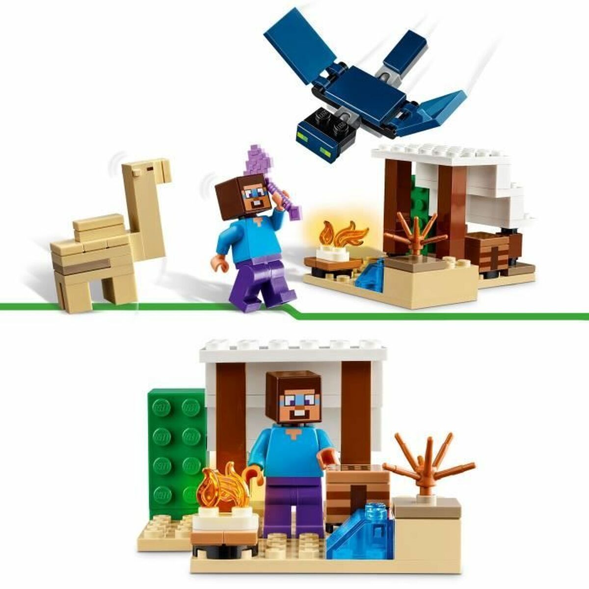 Statybos rinkinys Lego 21251 Minecraft : Steve´s Desert Expedition Spalvotas