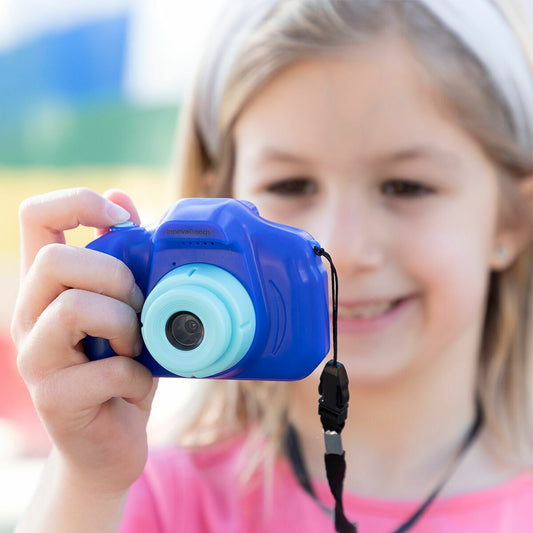 Įkraunamas vaikiškas skaitmeninis fotoaparatas su žaidimais Kiddak InnovaGoods