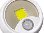 Led lempa cob 360 baterija veikia magnetas belaidis judesio jutiklis naktį