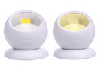 Led lempa cob 360 baterija veikia magnetas belaidis judesio jutiklis naktį