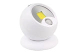 Led lempa cob 360 baterija veikia magnetas belaidis judesio jutiklis naktį