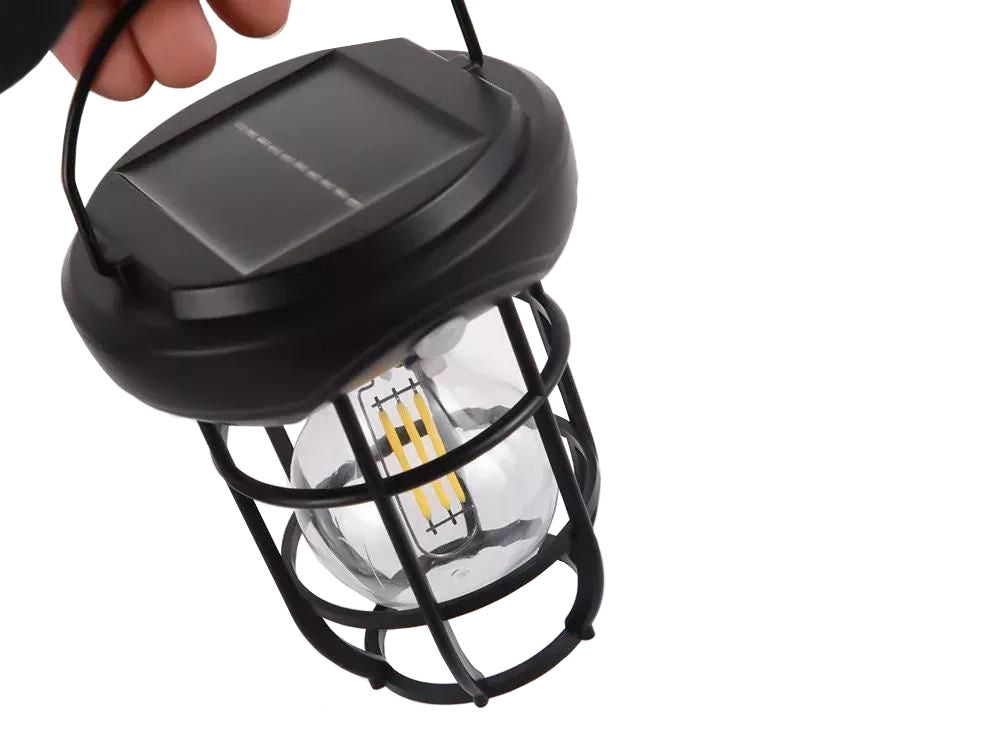 Saulės lempa su saulėlydžio judesio jutikliu 3 režimai 3 led 1800lm atspari vandeniui