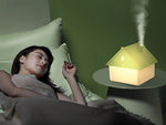Oro drėkintuvas oro difuzorius aromaterapija jonizatorius namas usb didelis 1l