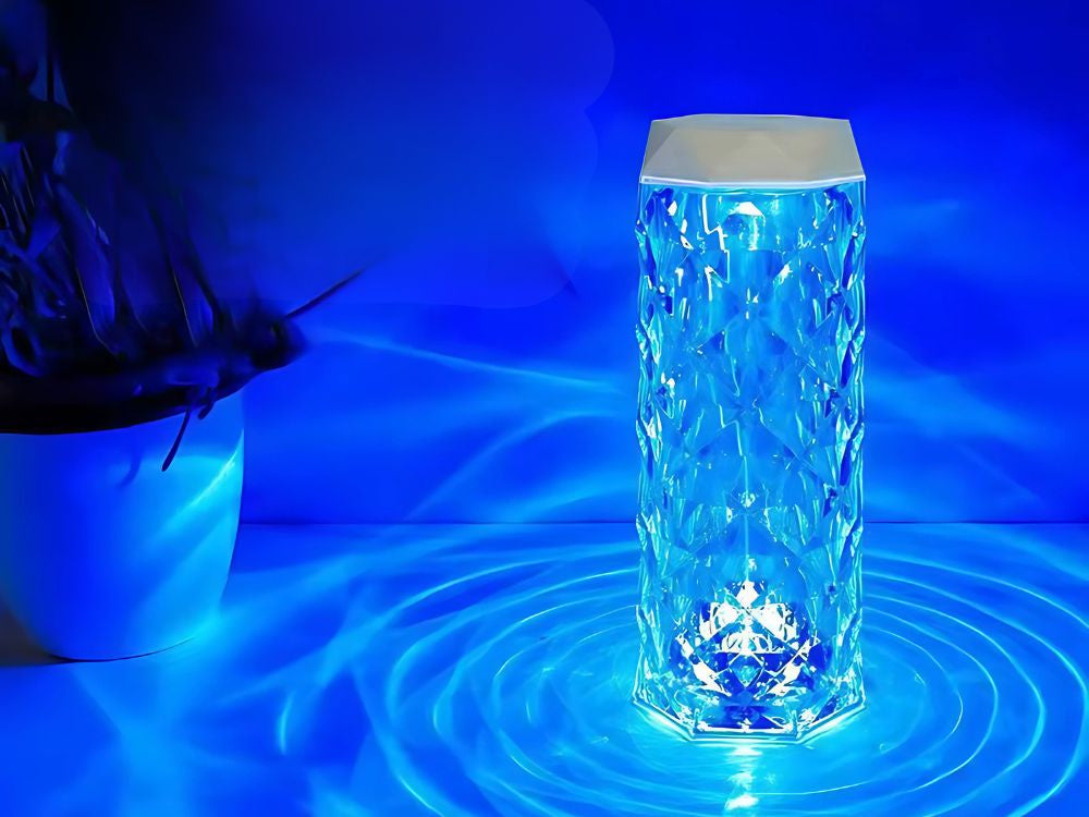 Oro drėkintuvas oro difuzorius aromaterapijos rūkas usb rgb kristalas