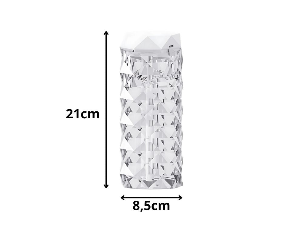 Oro drėkintuvas oro difuzorius aromaterapijos rūkas usb rgb kristalas