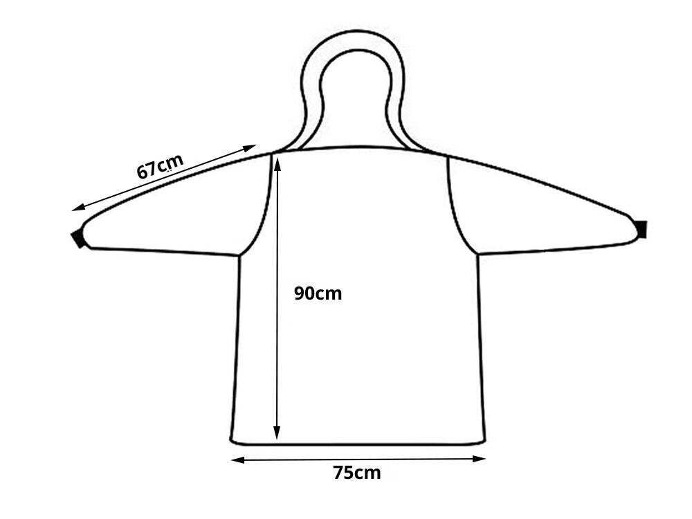 Šiltas oversize antklodės džemperis xl storas 2in1 kailis su gobtuvu antklodės džemperis storas, Violetinė, Szín, Lila