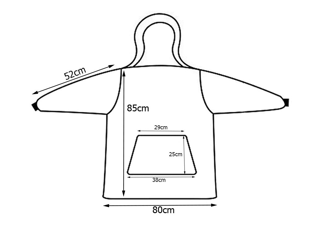 Megztinis šiltas oversize antklodė xxl 2in1 storas kailis minkštas gobtuvas su gobtuvu chalatas, Mėlyna, Szín, Kék