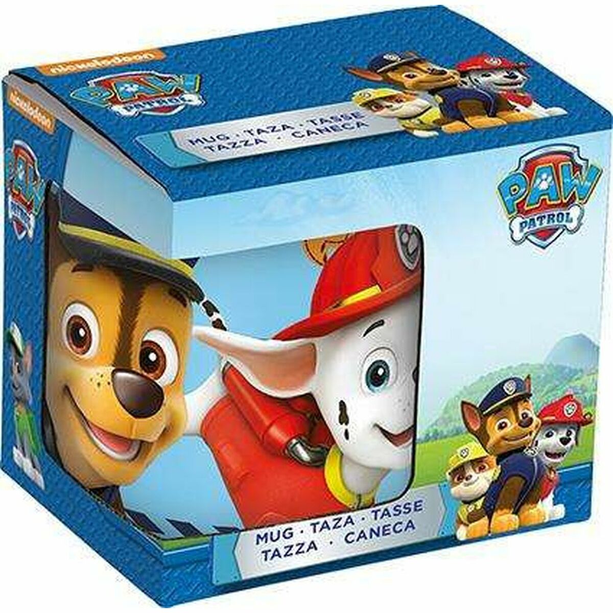 Puodelis The Paw Patrol Friendship Keramikinis Mėlyna (350 ml)