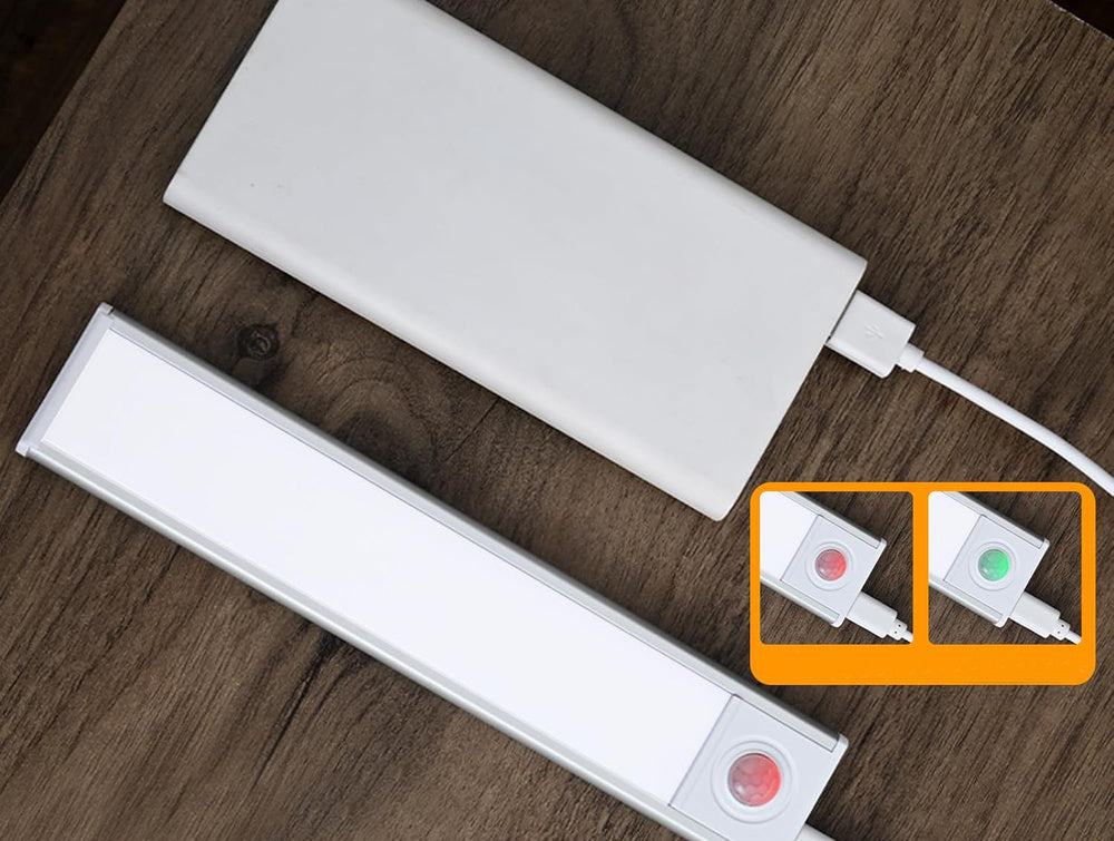 Usb 30 cm rankenos lempa usb 30 cm prisitvirtina prie stalčiaus jutiklio