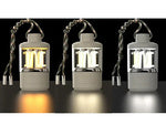Kelionių šviesos kempingas įkraunamas led žibintuvėlis powerbank usb kempingas