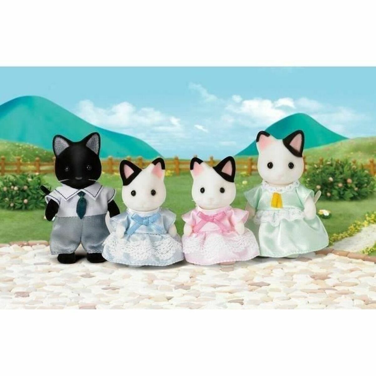 Statulėlės Sylvanian Families Two-tone Cat Family