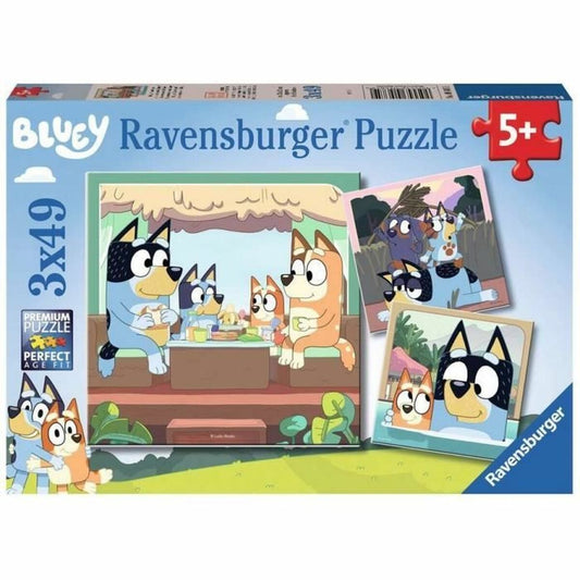 3 galvosūkių rinkinys Bluey Ravensburger 05685 147 Dalys