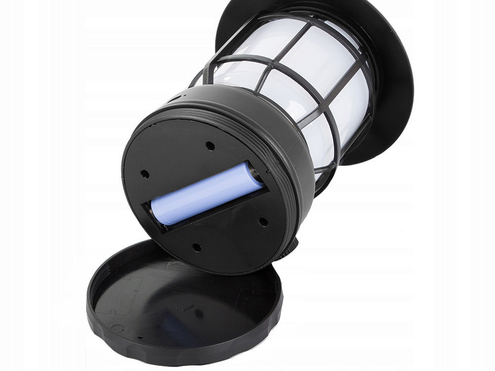 Kempingo kempingo lempa įkraunamas led usb turistinis kablys žibintuvėlis, Juoda, Szín, Fekete
