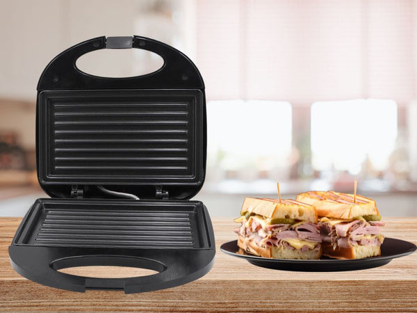 Skrudintuvo keptuvė panini tortilijų sumuštiniams su nepridegančiu paviršiumi 750w