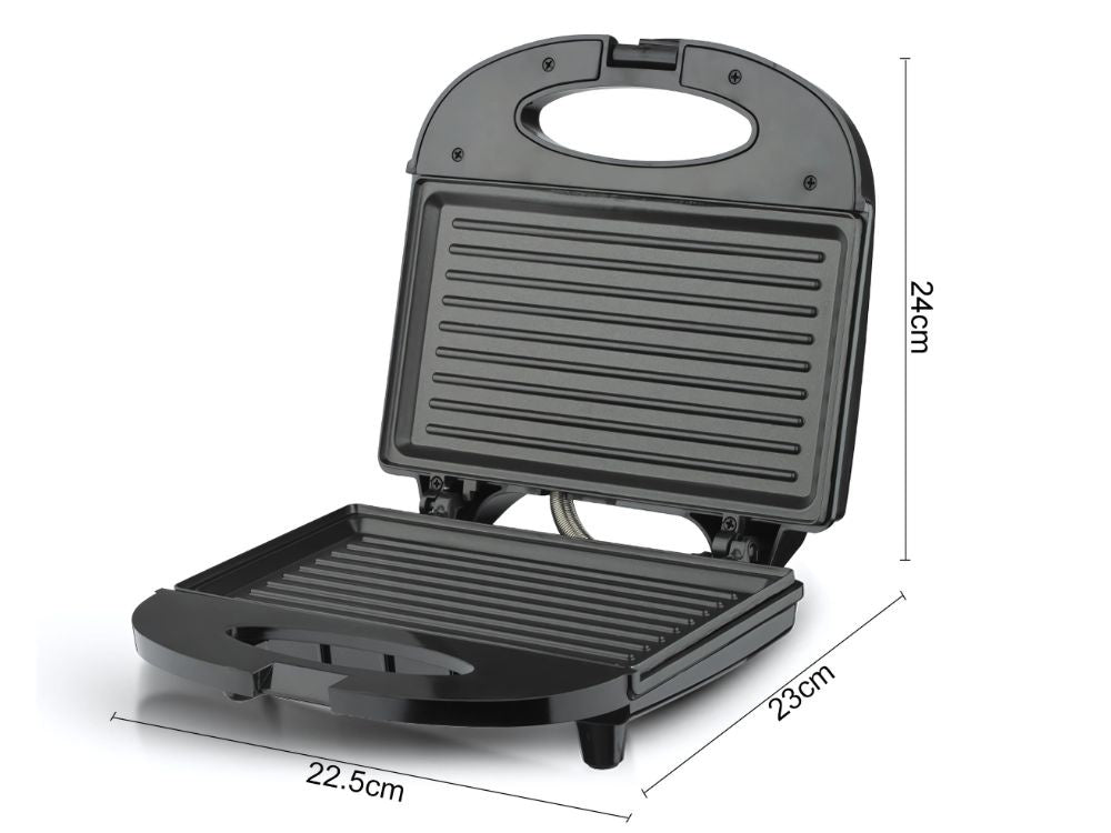 Skrudintuvo keptuvė panini tortilijų sumuštiniams su nepridegančiu paviršiumi 750w
