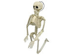 Žmogaus skeletas kabo 40cm helovino dekoracijos dirbtinis skeletas