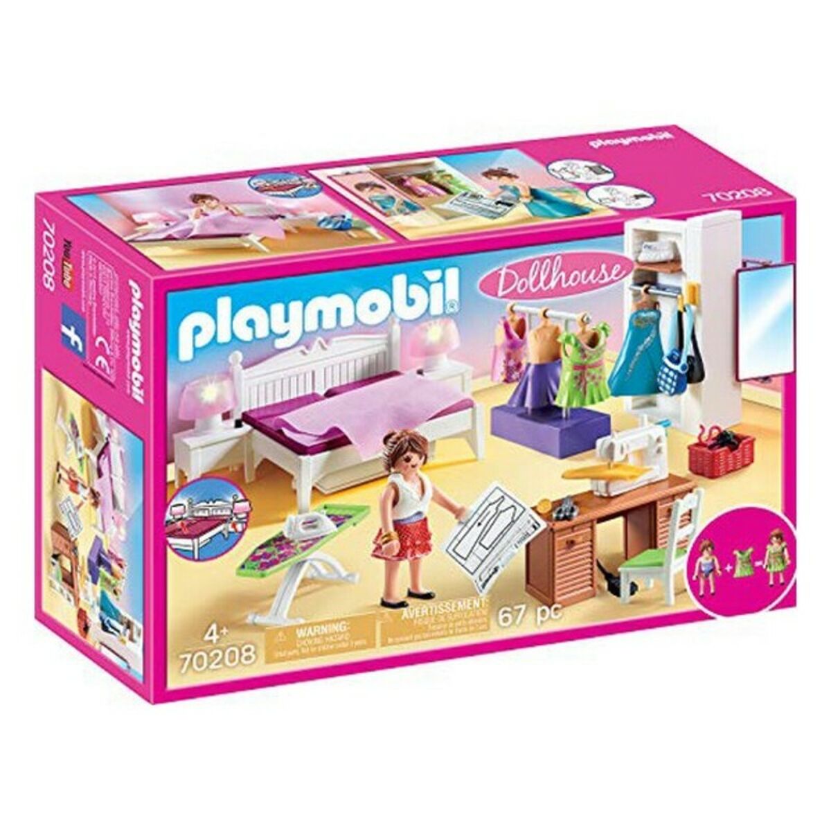 Playset Dollhouse Playmobil 70208 Kambarys