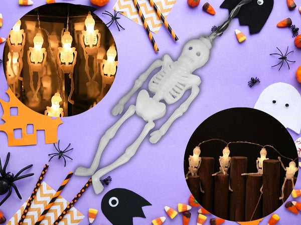 Led halloween girl range 2m 10 pakabinamų stiklų