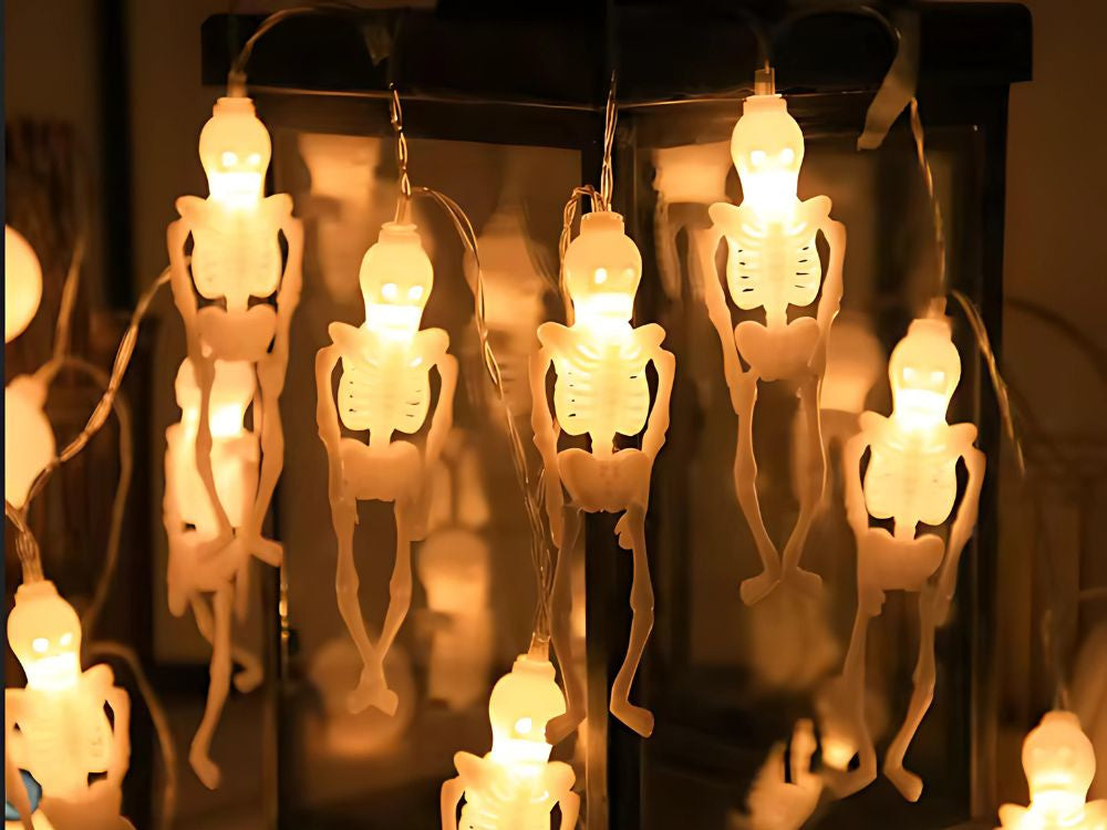 Led halloween girl range 2m 10 pakabinamų stiklų