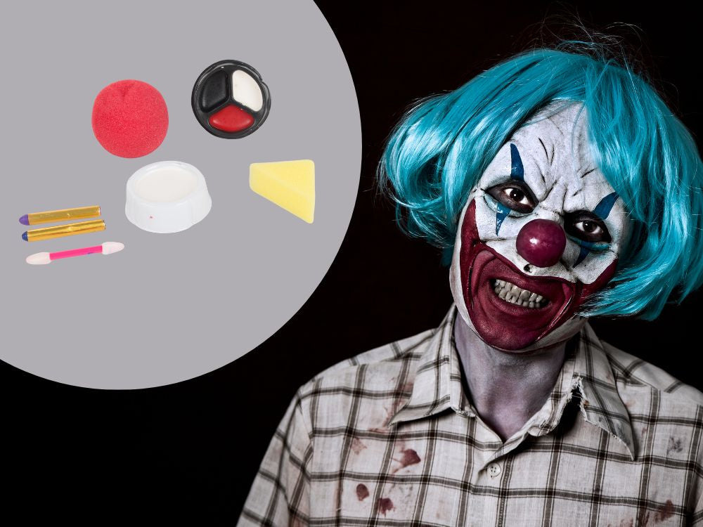 Makiažo rinkinys klouno nosis helovino makiažas cosplay makiažui