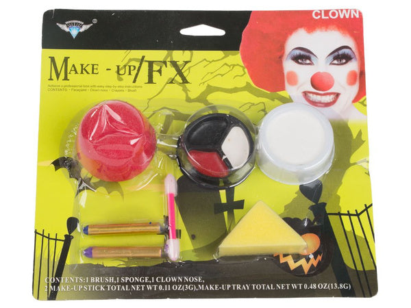 Makiažo rinkinys klouno nosis helovino makiažas cosplay makiažui