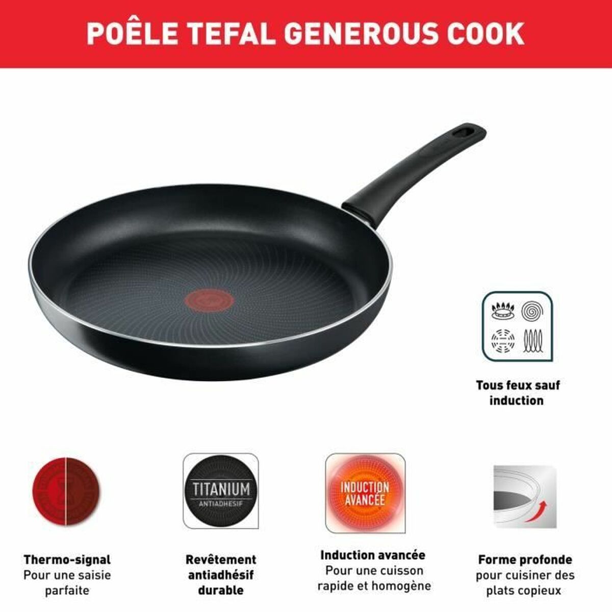 Elementai virtuvei Tefal 6 Dalys Indukcija