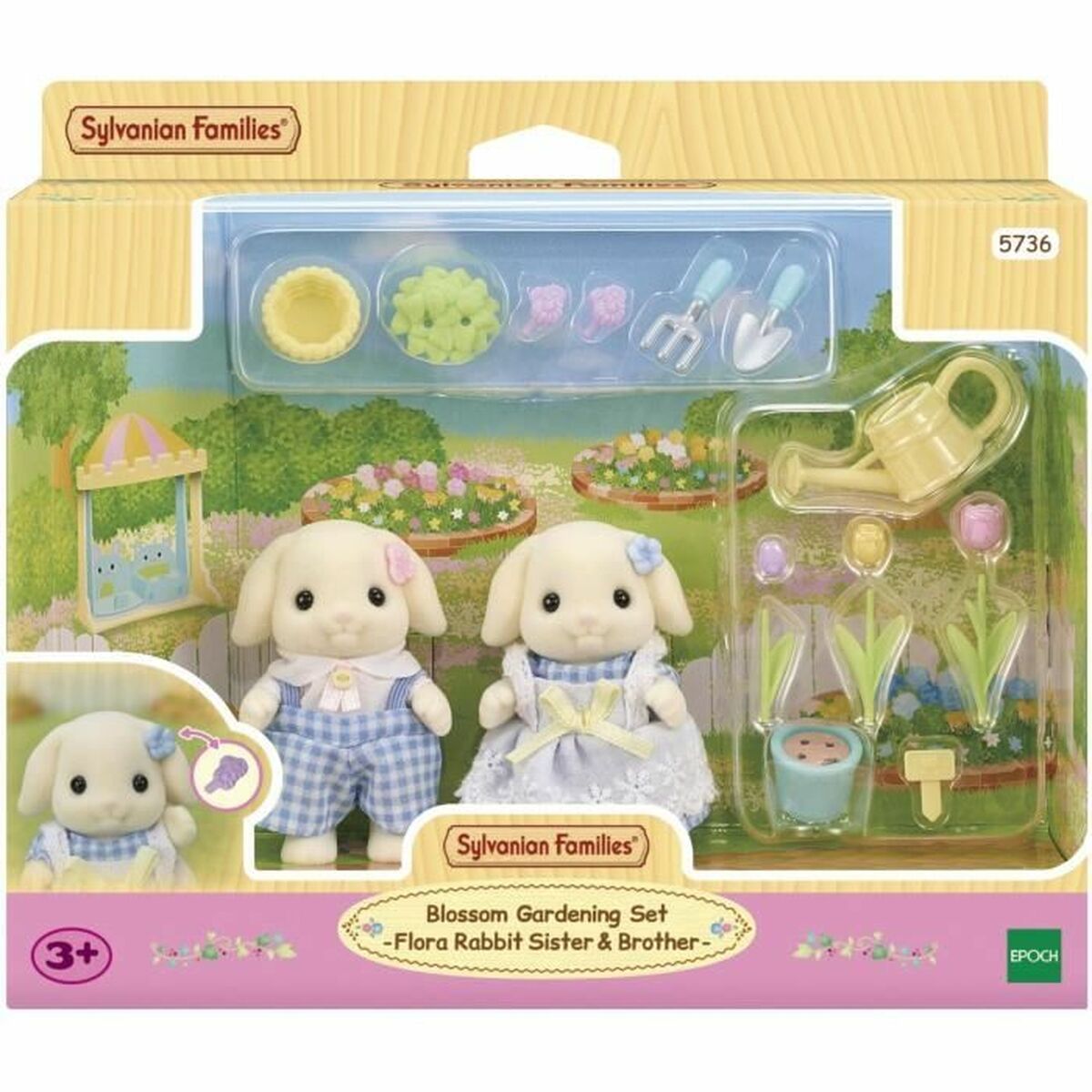 Lėlių namo priedai Sylvanian Families 5736 Blossom gardening set