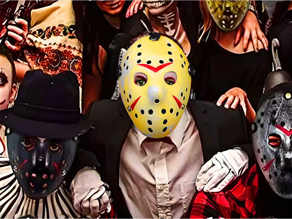 Helovino kaukė jasonas friday 13 friday ledo ritulininkas siaubo persirengėlių kostiumas