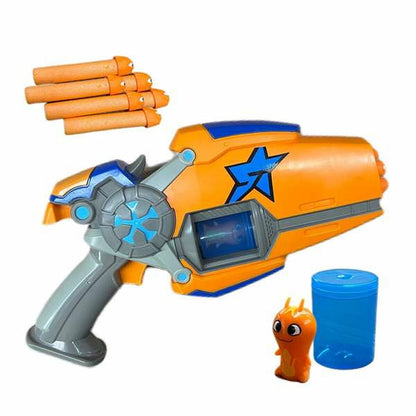 Minkštų strėlyčių šautuvas Bizak Slugterra Eli'S Megamorph Blaster Oranžinė