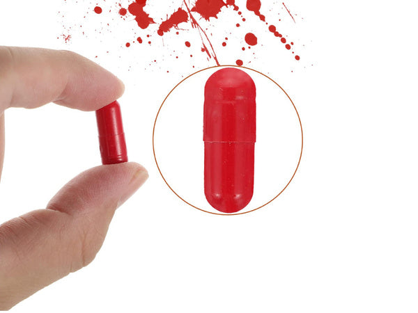 Vampyras drakula vilkolakis rinkinys helovino dirbtiniai dantys su netikru krauju