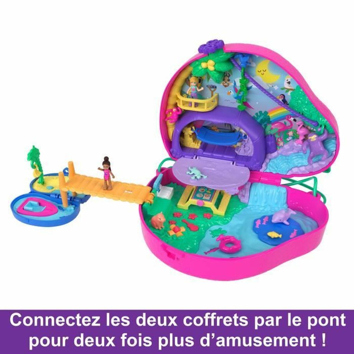 Playset Polly Pocket SAC SURPRISES PARESSEUX