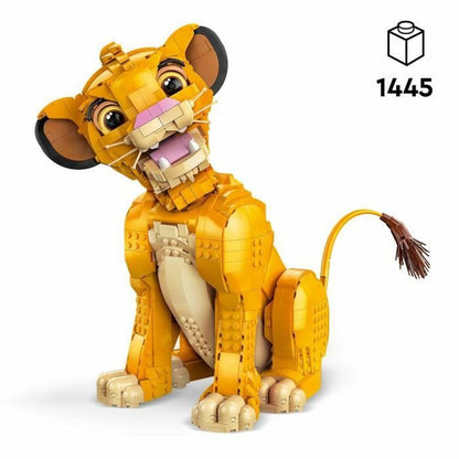 Statybos rinkinys Lego Disney Classic 43247 Simba, the Young Lion King Spalvotas 1445 Dalys