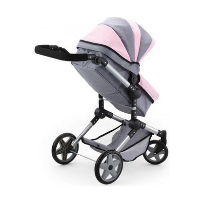 Lėlių vežimėlis Reig Pram Neo Pro Pilka 57 cm