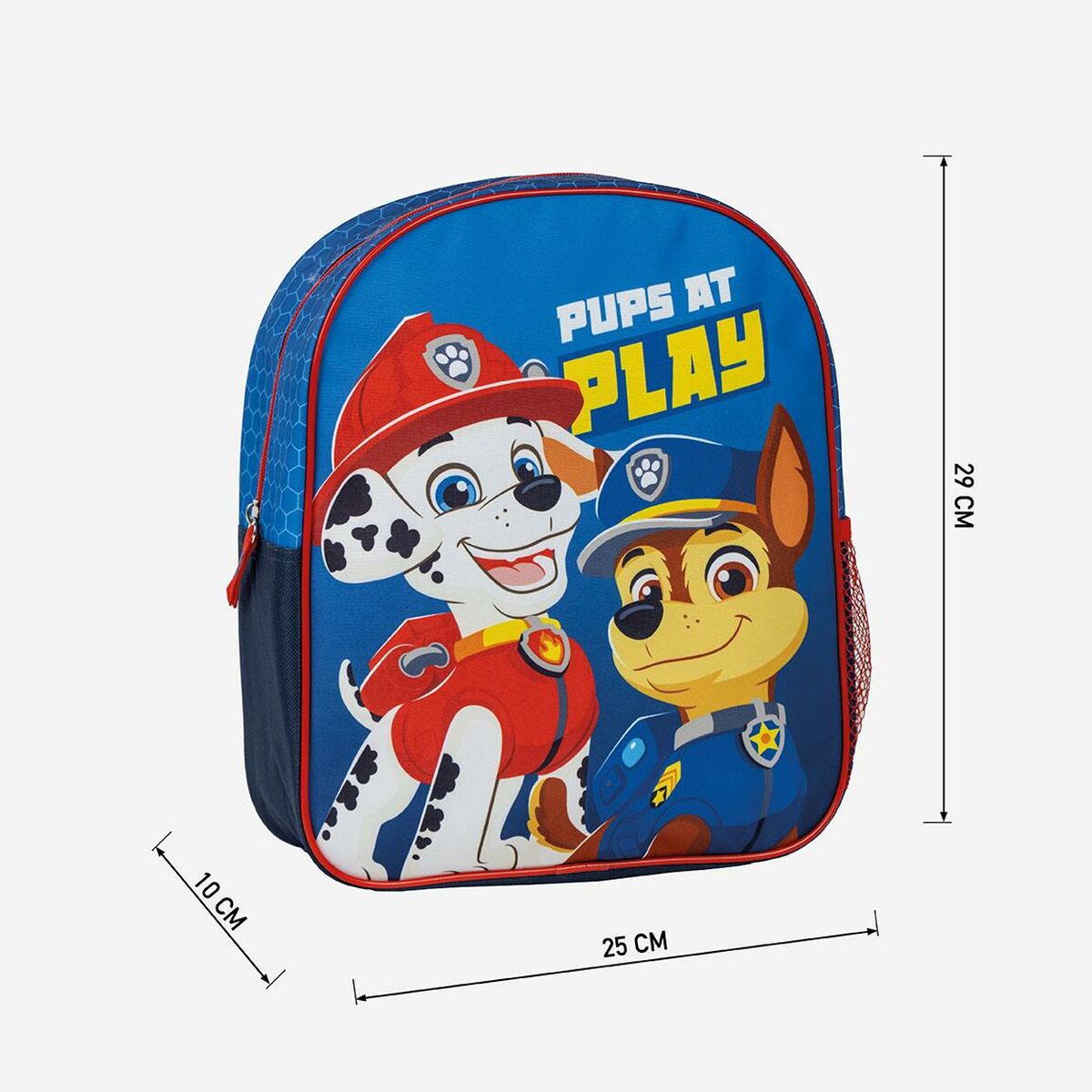 Mokyklinis krepšys The Paw Patrol Mėlyna 8 x 30 x 25 cm