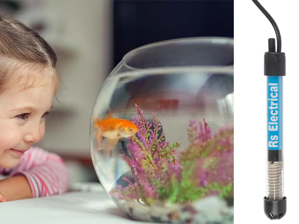 Akvariumo šildytuvas 50w temperatūros kontrolės termostatas efektyvus 50l šildymas