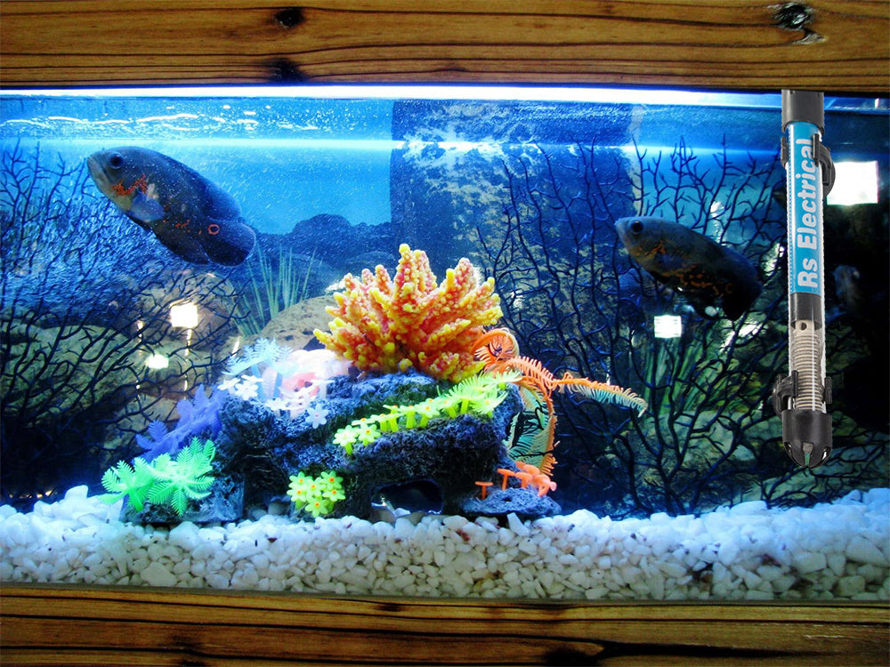 Akvariumo šildytuvas 50w temperatūros kontrolės termostatas efektyvus 50l šildymas